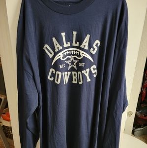 Long sleeve Dallas cowboy shirt size 2xl